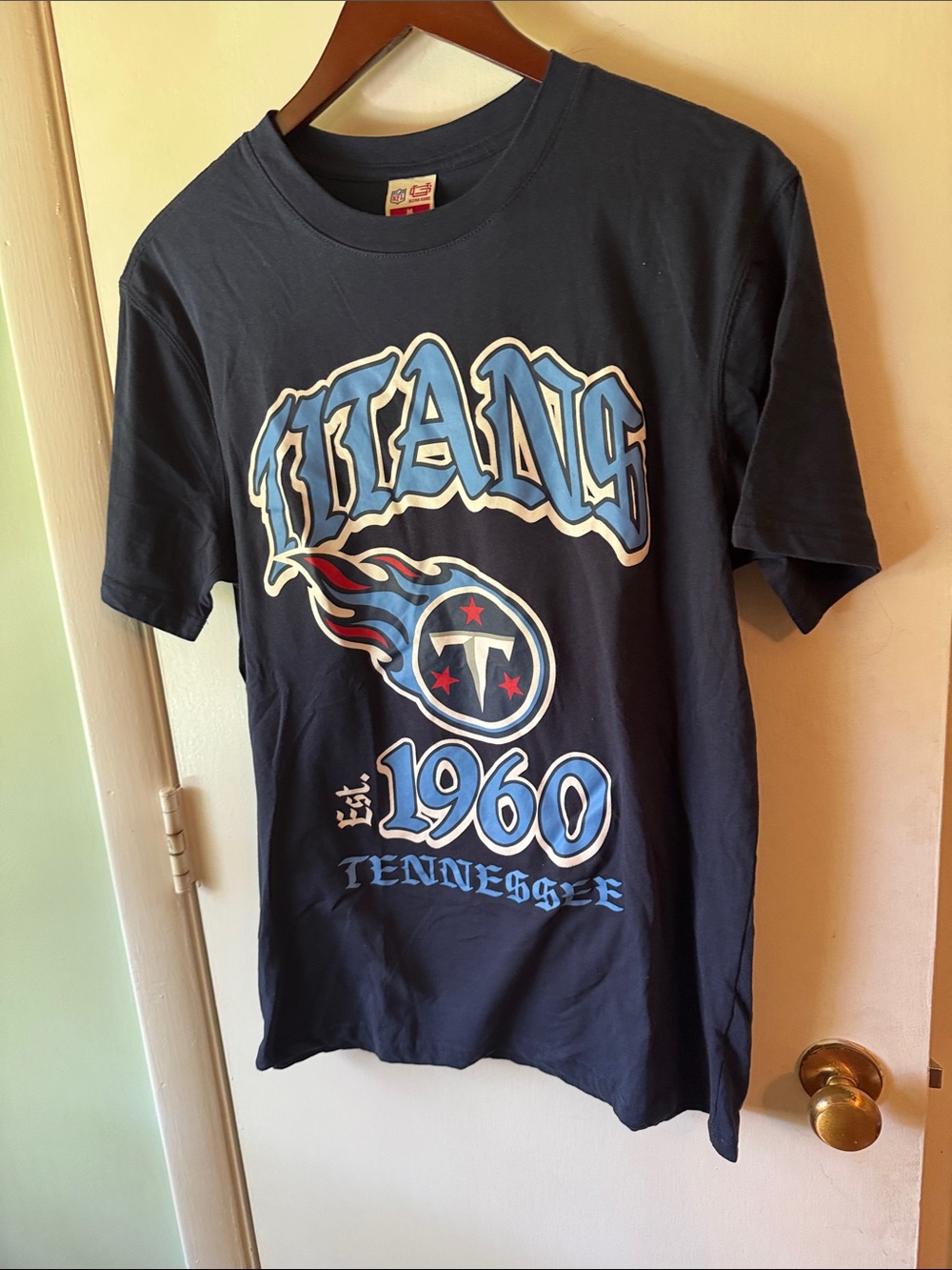 NFL Tennessee Titans Navy Blue Graphic Short-Sleeve Tee